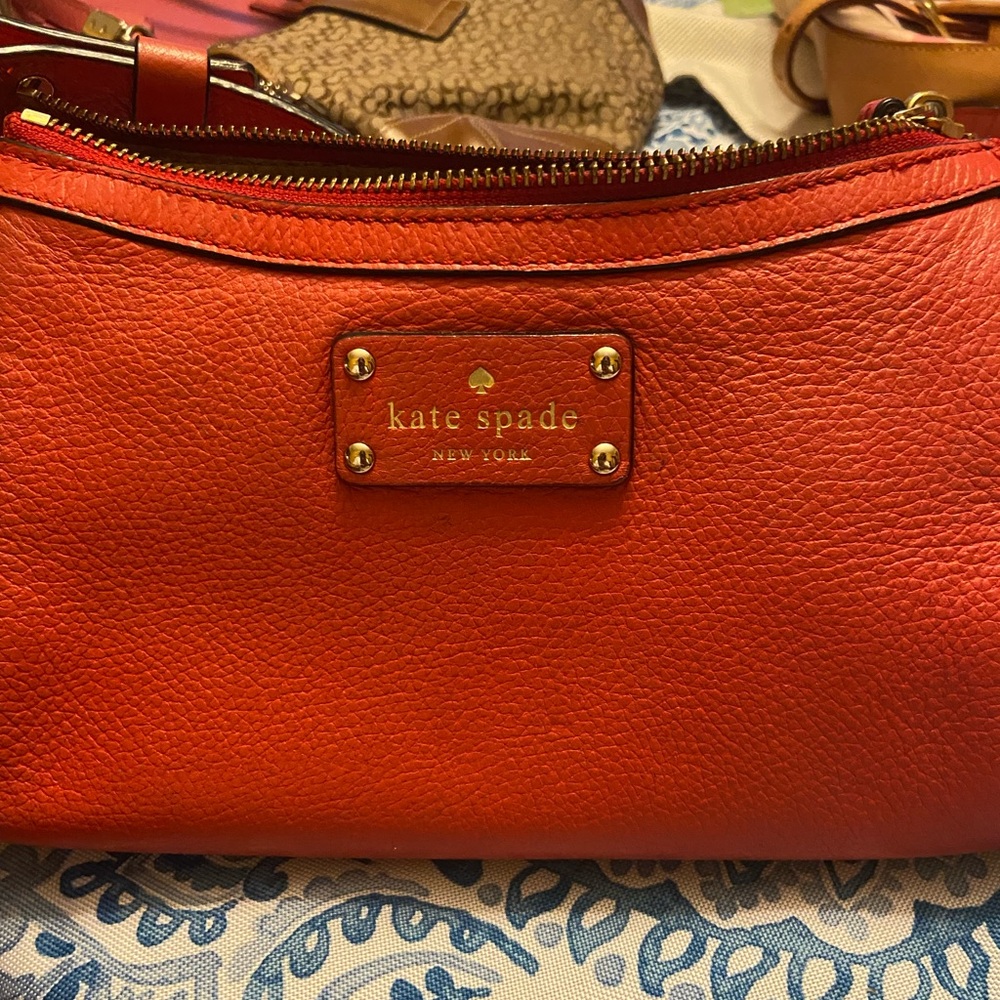 Kate Spade red crossbody bag